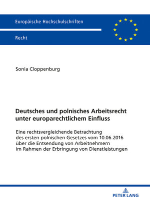 cover image of Deutsches und polnisches Arbeitsrecht unter europarechtlichem Einfluss